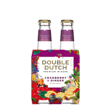 Load image into Gallery viewer, Double Dutch Cranberry &amp; Ginger Tonic 4s x 200ml
