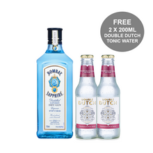 Load image into Gallery viewer, Bombay Sapphire Gin + 2x Double Dutch Tonic Water
