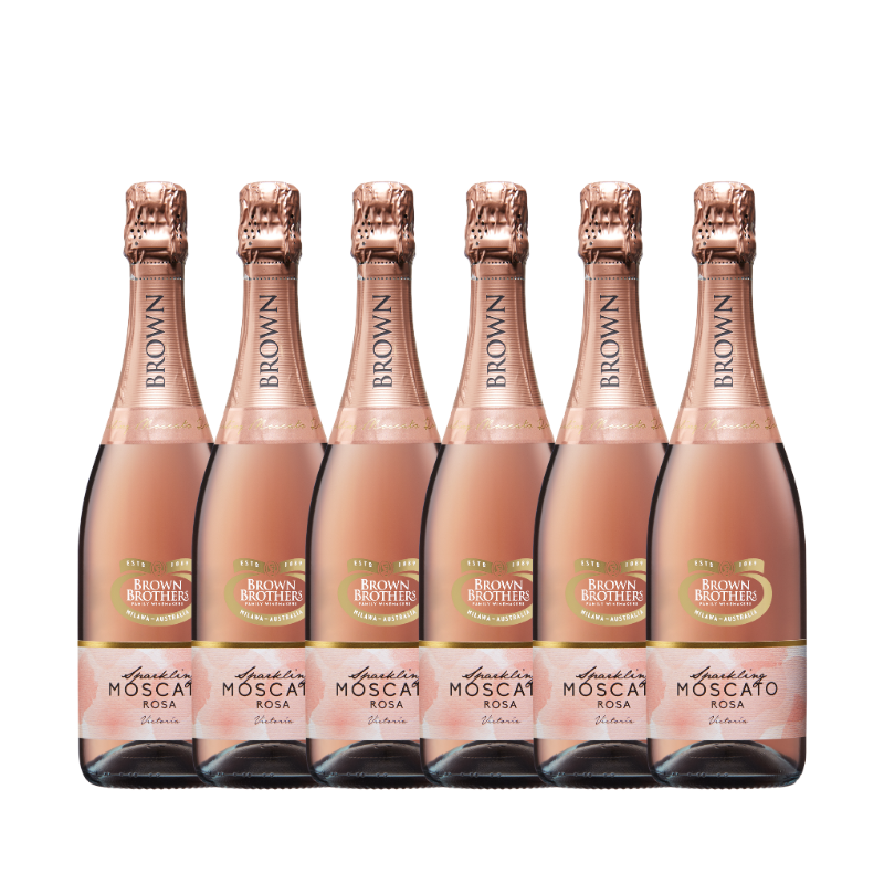 [Bundle of 6] Brown Brothers Sparkling Moscato Rose